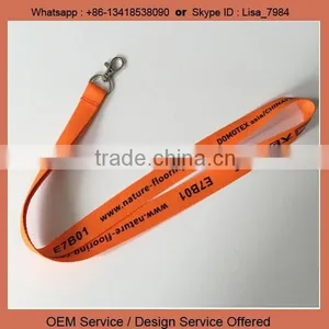 Cheap Custom Polyester Lanyard Screen Printing Lanyards thumbnail-1