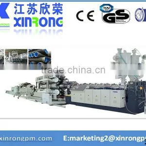 Hdpe pe Double Wall Corrugated Pipe Production Line thumbnail-3