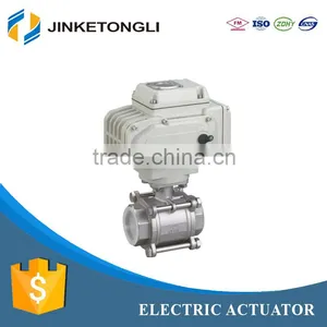 API SS304 Save Space Electric Water Valve Flow Control thumbnail-1