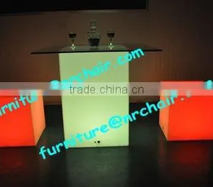 Shanghai Wholesale Furniture Event Banquet Led Illuminating Poseur Table Props thumbnail-1