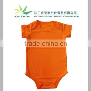 100% Cotton Orange Romper 0-3Months Infant Clothes thumbnail-1