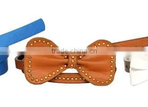 2014 Korean Fashion Ladies PU Rivet Bowknot Belt SWF-W15062925 thumbnail-2