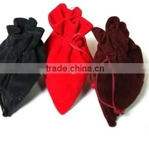 Black Velvet Pouch, Custom Made Jewelry Pouches, Jewerly Pouch thumbnail-4