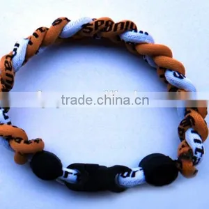 3 StrandsTitanium Braided Bracelets thumbnail-1