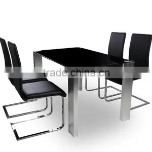 DT-2016 Modern Dinning Room Furniture Glass Dining Table thumbnail-3