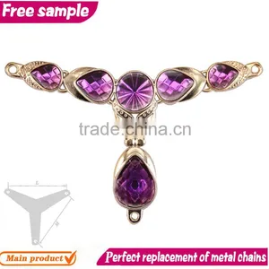 Wonderful Purple Jewelry Shoe Diamond Chains Accessories thumbnail-1