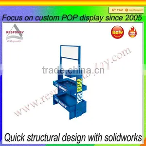 Strong Promotional Beverage Floor Display Rack thumbnail-1