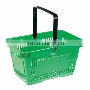 Plastic Shopping Basket/plastic Basket/basket/supermaket Basket thumbnail-1