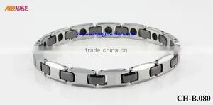Tungsten Carbide Mens Chain Bio Health Magnetic Bracelet/bracelet Shenzhen thumbnail-1