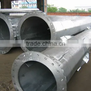 Q235,Q345high Mast Lamp Steel Post thumbnail-1