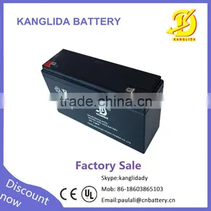 6v12ah Maintenance-freebattery 6v 12ah LED Light Cctv Power Back Supply Made in China thumbnail-1