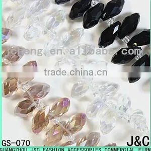 6*12mm All Kinds of Color Drop Shaped Glass Beads thumbnail-1