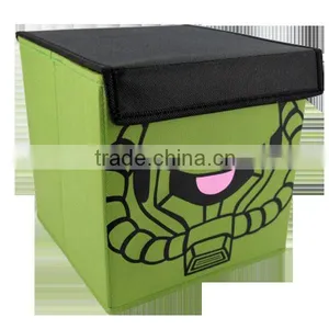 Printed Cute Lid Dustproof Sturdy Kids Fabric Storage Box , Toy Clothing Shoes T-shirt Fabric Storage Box thumbnail-1