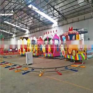 Animal Toys Design Amusement Park Equipment Mini Electric Elephant Train Ride for Kids thumbnail-6