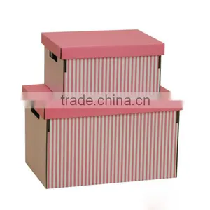 Flower Printed Foldable Packaging Kraft Paper Gift Box thumbnail-2