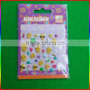 Small Bird Cartoon Puffy Sticker thumbnail-1