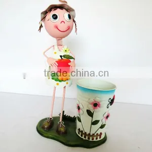 Outdoor Decor Metal Flower Pots thumbnail-2