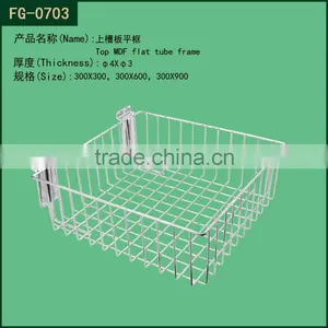 China Supplier Factory Drect Sale Metal Wire Wall Baskets for Display and Shelving With Different Size thumbnail-1