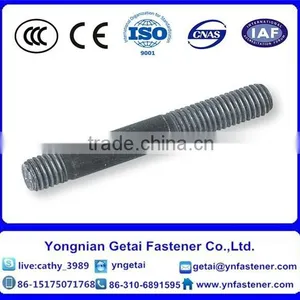 Double End Studs in Bolts, DIN933/931 H.D.G / Galvanized With Black /yellow Zinc Plated/blue White thumbnail-6