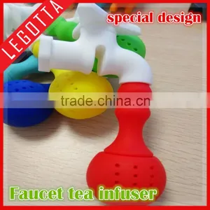FDA LFGB Approved Silicone Promotional Novelty Funny Tongue Tea Infuser thumbnail-5