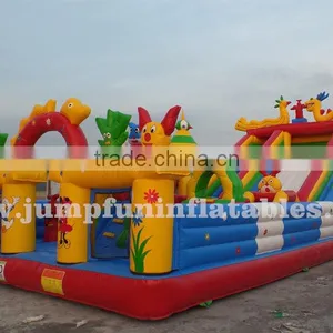 Big Inflatable Slide Chidlren Inflatable Bouncy Park CE Fan Large Inflatable Playground thumbnail-1