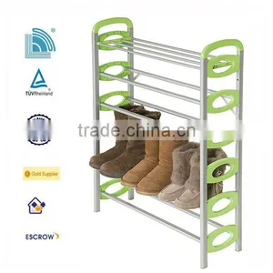 2014 Newest Modern Cheap Folding Plastic Shoe Rack thumbnail-1