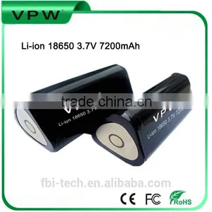 Digital Product Battery 7200mAh 18650 3.7V Cylinder Lithium Ion Battery Pack thumbnail-1