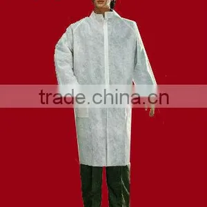 White Non-woven Disposable Gown ND107 thumbnail-1