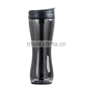 BPA-Free Shaker Bottle Straw Water Shake Bottle Shaker Cup thumbnail-1
