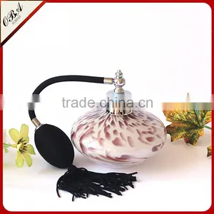 100ml Purple Point Handmade Glass Spray Perfume Bottle Atomizer Air Bag Cover thumbnail-1