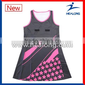 Professinal Netball Wear Uniforms Women 2016 thumbnail-2