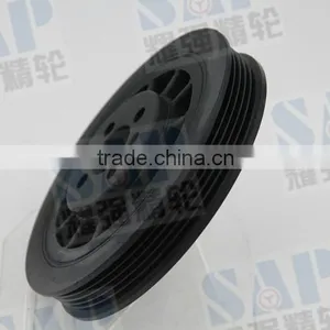 Crankshaft Pulley VW POLO LUPO CADDY CRANKSHAFT VIBRATION DAMPER PULLEY 028105243AC NEW GENUINE thumbnail-1
