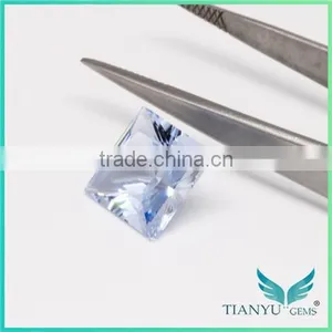 Wholesale Wuzhou Gem Processing Loose 104# Blue Synthetic Semi Precious Gem Stones thumbnail-3