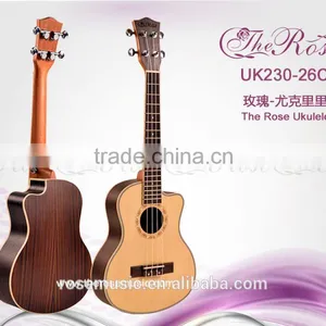 26 Inch Cutaway Ukulele China High Quality Cheap Wooden Guitar (UK230-26C) thumbnail-1