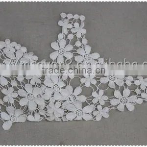2016 New Wholesale Machine Embroidery Neckline 100% Cotton Crochet Lace Collar thumbnail-3
