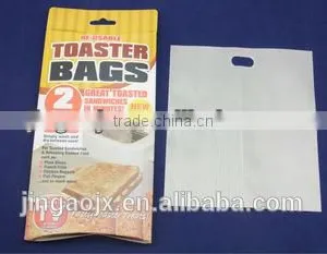 Reusable Non-Stick Sandwich Snack Toaster Grilling Bags thumbnail-4