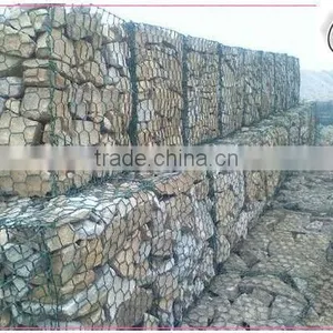 3mm Dia Wire 6cm by 8cm Mesh Size PVC Finish 1m Woven Mesh Hexagonal Gabion Mattress Box thumbnail-1