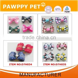 Wholesale Bows Small Moq Mixed Colors Styles Simple Daily Dog Bows thumbnail-3