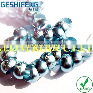 Mini Size Aluminium Pigeon Rings,rings for Kinds of Birds,poultry Foot Band 117 thumbnail-1