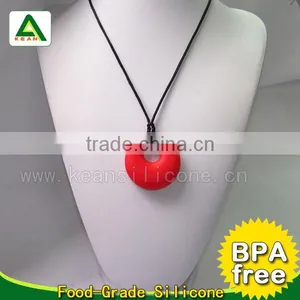 New Teether Star Pendant Baby Cute Toy Pendant Necklace 100% BPA Free Food Grade Silicone thumbnail-4