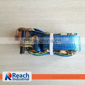 2" Ratchet Tie Down Straps With Goose Hook thumbnail-2