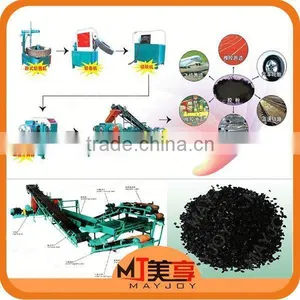2015 New Arrival Scrap Tire Processing Production Line /small Recycle Tire Machine(Wechat:008613816026154) thumbnail-1
