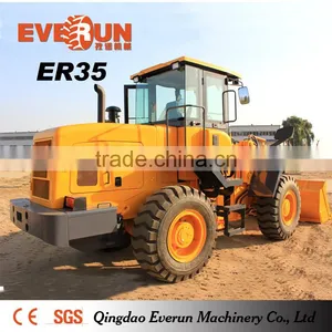 Everun 3 Ton Front End Loader With Pallet Forks thumbnail-6