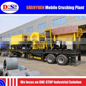 Mobile Crushing Plant Jaw Impact Cone Crusher Good Price for Sale thumbnail-1