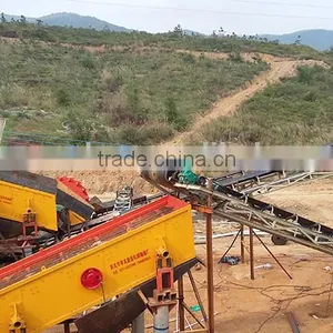 30 Degree and High Wear-resisting Rubber Stone Crusher Belt Conveyor thumbnail-1