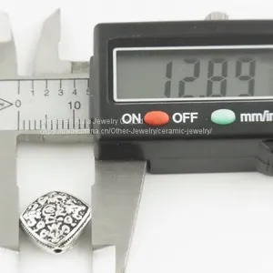 Silver Spacer Beads DIY Beads For Jewelry Making Bracelet thumbnail-2