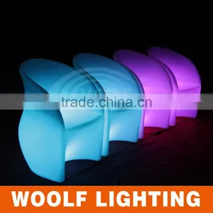 Well Molded Illuminated Hotel and Coffee Shop Used Latest LED Light Up Chair thumbnail-6