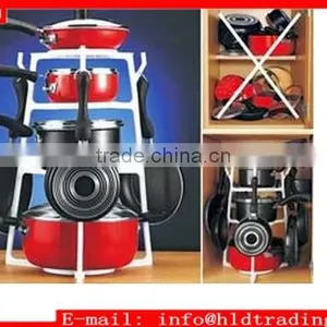 Factory Wholesale Kitchen Pot Rack Cookware Organizer thumbnail-1