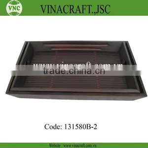Bamboo Tray for Serving Food thumbnail-1