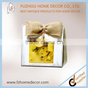 Fashion New Style Antique Wooden Frame With Hemp Rope and Wood Clips Decor of Metal Letter thumbnail-4